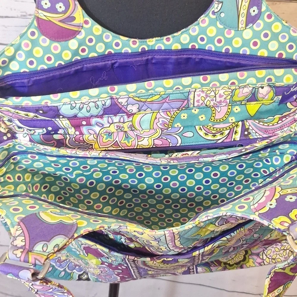 Vera Bradley Floral Quilted Laptop Tote – Fits 15